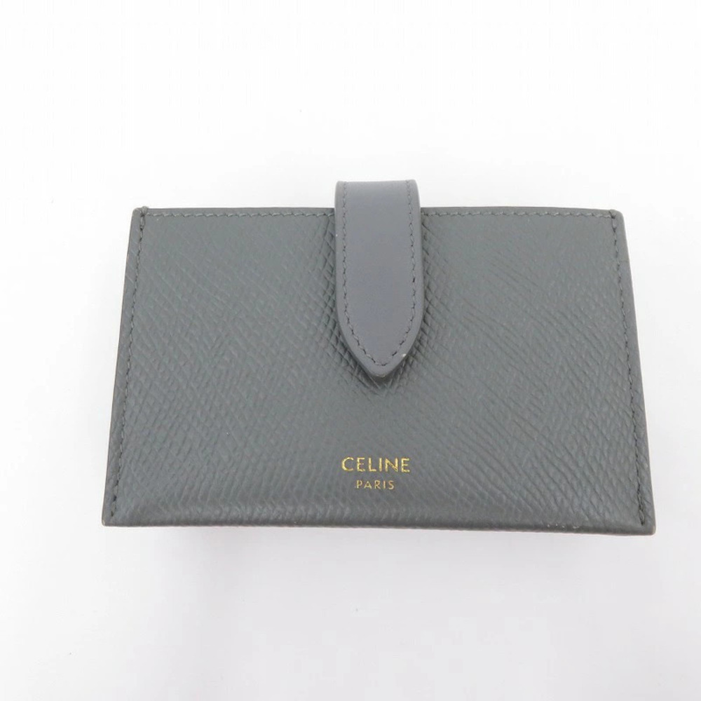 Celine Accordion Card Holder Case Gray
